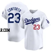 Michael Conforto Men's Los Angeles Dodgers White Limited Home Jersey