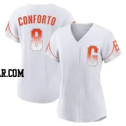 Michael Conforto Women's San Francisco Giants White Replica 2021 City Connect Jersey