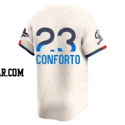 Michael Conforto Youth Los Angeles Dodgers Cream Limited 2024 City Connect World Series Champions Jersey