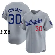 Michael Conforto Youth Los Angeles Dodgers Gray Limited Away World Series Champions Jersey