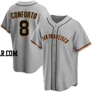 Michael Conforto Youth San Francisco Giants Gray Replica Road Jersey