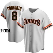 Michael Conforto Youth San Francisco Giants White Replica Home Cooperstown Collection Jersey