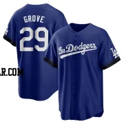 Michael Grove Men's Los Angeles Dodgers Royal Replica 2021 City Connect Jersey
