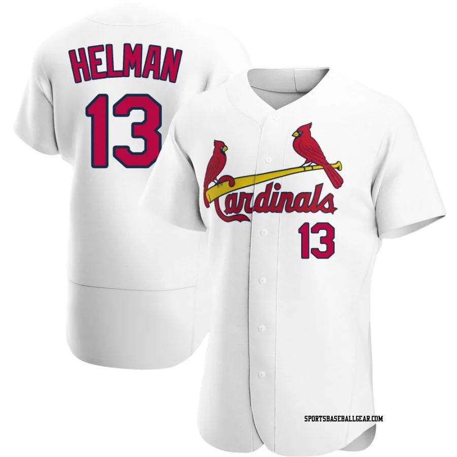 Michael Helman Men's St. Louis Cardinals White Authentic Home Jersey