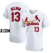 Michael Helman Men's St. Louis Cardinals White Elite Home Jersey