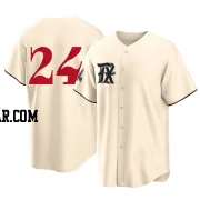 Michael Helman Men's Texas Rangers Cream Replica 2023 City Connect Jersey