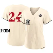 Michael Helman Women's Texas Rangers Cream Replica 2023 City Connect 2023 World Series Jersey