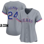 Michael Helman Women's Texas Rangers Gray Limited Away Jersey