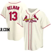 Michael Helman Youth St. Louis Cardinals Cream Replica Alternate Jersey