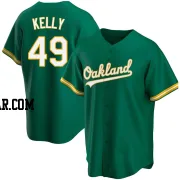 Michael Kelly Men's Oakland Athletics Green Replica Kelly Alternate Jersey