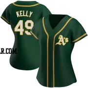 Michael Kelly Women's Oakland Athletics Green Replica Alternate Jersey