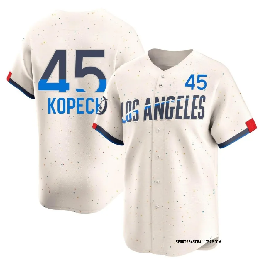 Michael Kopech Men's Los Angeles Dodgers Cream Limited 2024 City Connect Jersey
