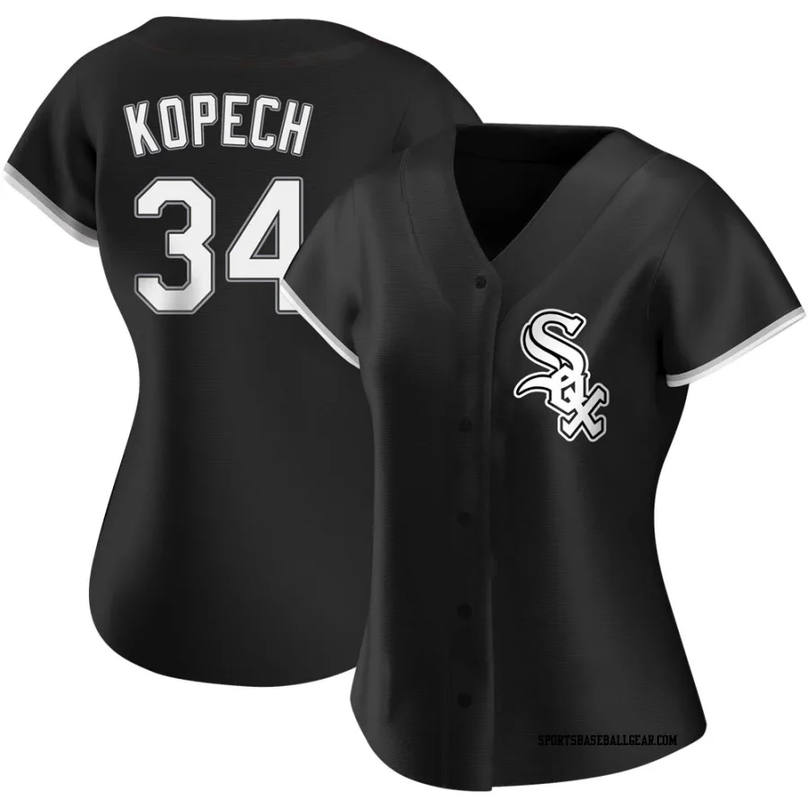 Michael Kopech Women's Chicago White Sox Black Authentic Alternate Jersey