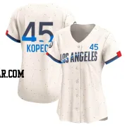 Michael Kopech Women's Los Angeles Dodgers Cream Limited 2024 City Connect Jersey