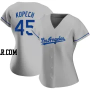 Michael Kopech Women's Los Angeles Dodgers Gray Replica Road Jersey