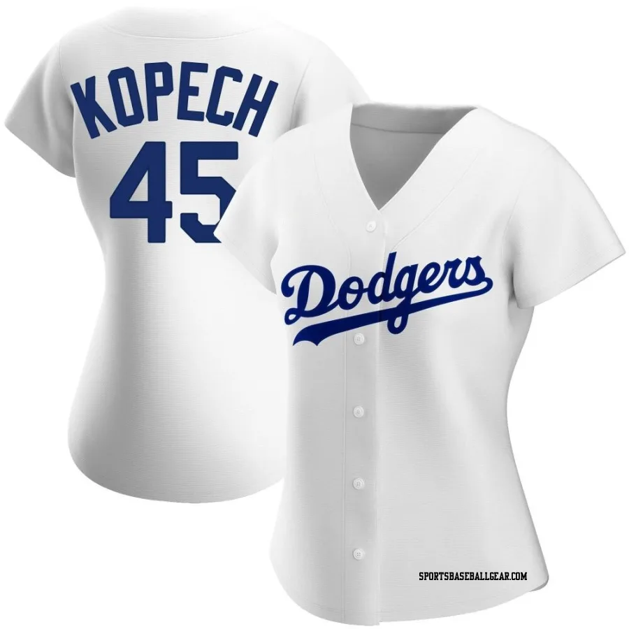 Michael Kopech Women's Los Angeles Dodgers White Authentic Home Jersey