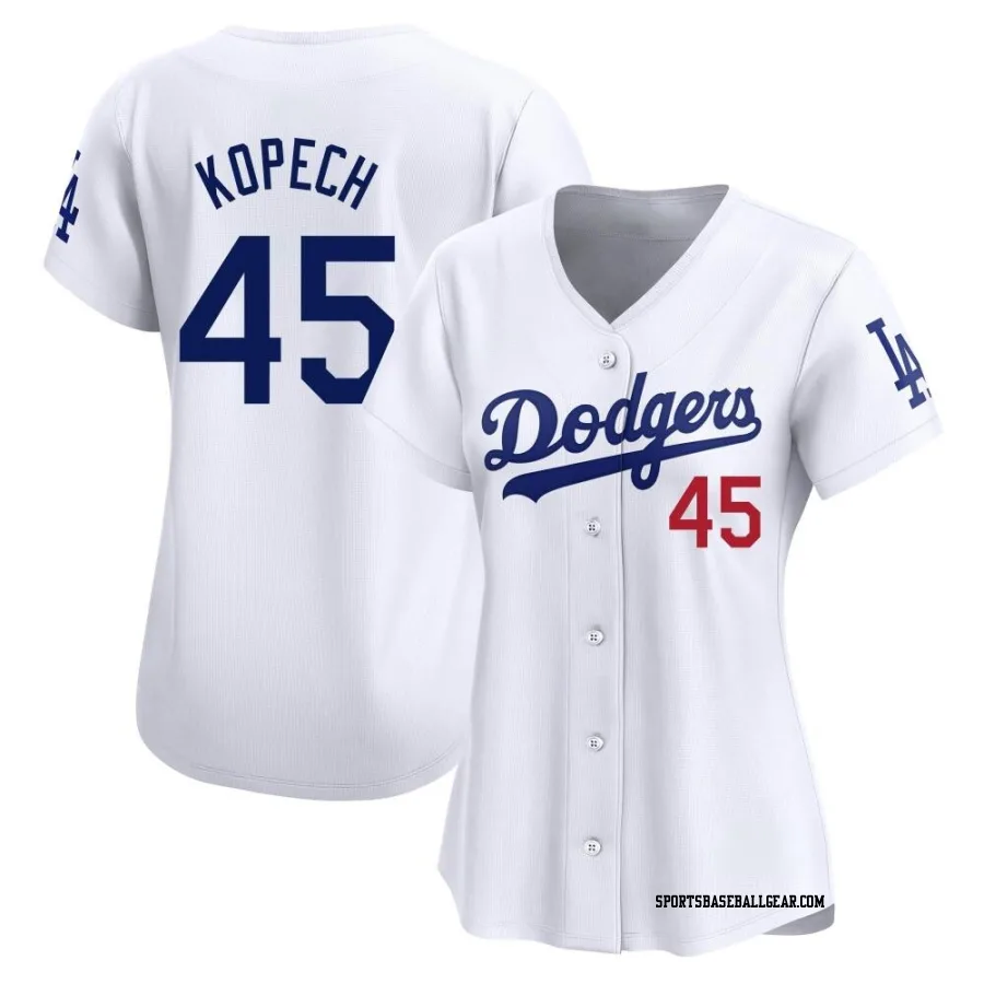 Michael Kopech Women's Los Angeles Dodgers White Limited Home Jersey