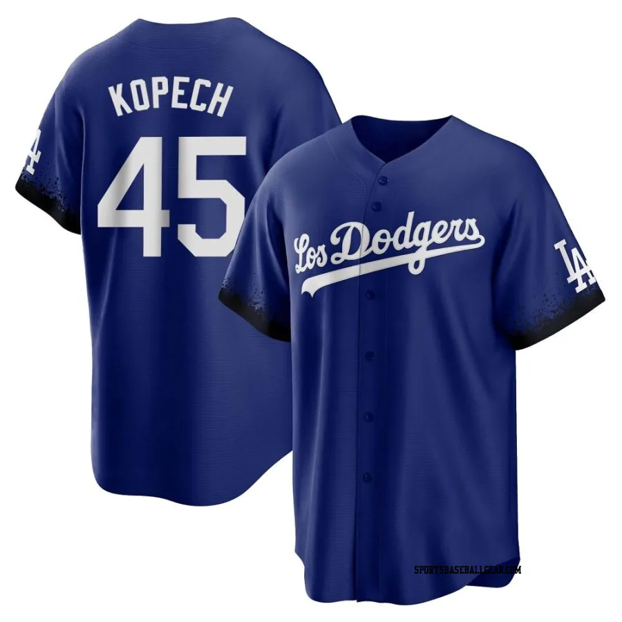 Michael Kopech Youth Los Angeles Dodgers Royal Replica 2021 City Connect Jersey