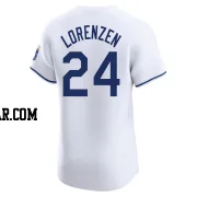 Michael Lorenzen Men's Kansas City Royals White Elite Home Jersey