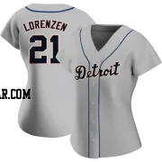 Michael Lorenzen Women's Detroit Tigers Gray Replica Road Jersey
