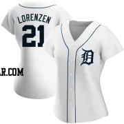 Michael Lorenzen Women's Detroit Tigers White Authentic Home Jersey