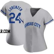 Michael Lorenzen Women's Kansas City Royals Gray Replica 2022 Road Jersey