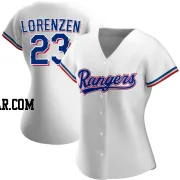 Michael Lorenzen Women's Texas Rangers White Authentic Home Jersey