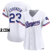 Michael Lorenzen Women's Texas Rangers White Limited Home Jersey