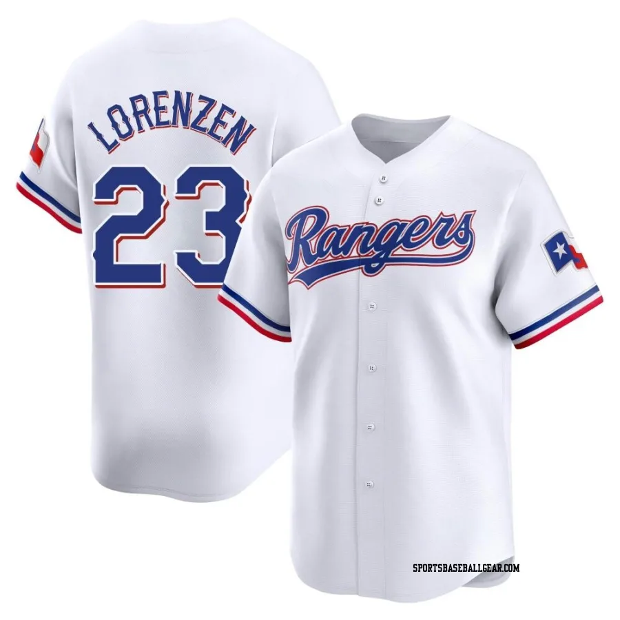Michael Lorenzen Youth Texas Rangers White Limited Home Jersey