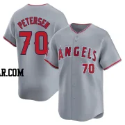 Michael Petersen Men's Los Angeles Angels Gray Limited Away Jersey