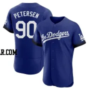Michael Petersen Men's Los Angeles Dodgers Royal Authentic 2021 City Connect Jersey