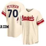 Michael Petersen Youth Los Angeles Angels Cream Replica 2022 City Connect Jersey