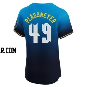 Michael Plassmeyer Men's Philadelphia Phillies Blue Elite 2024 City Connect Jersey