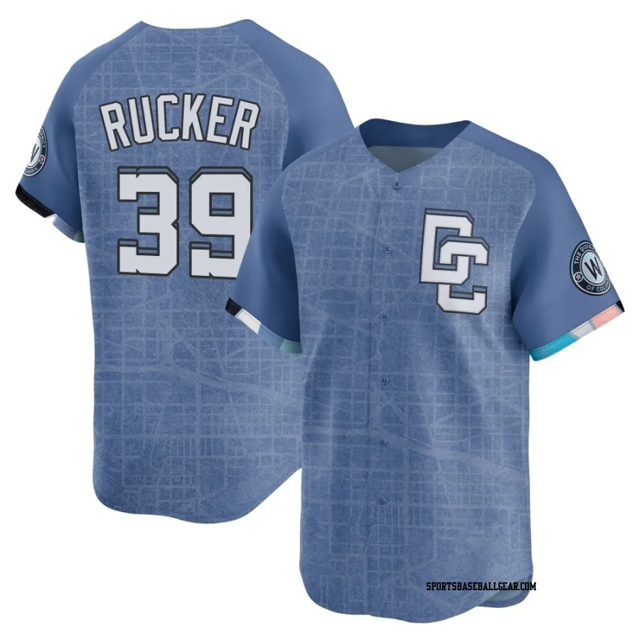 Michael Rucker Youth Washington Nationals Blue Limited 2025 City Connect Jersey