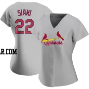 Michael Siani Women's St. Louis Cardinals Gray Authentic Road Jersey