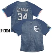 Michael Soroka Men's Washington Nationals Blue Limited Infant 2025 City Connect Jersey
