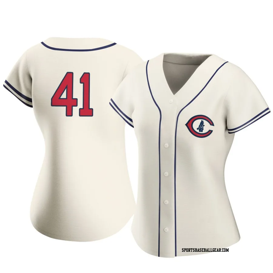 Michael Soroka Women's Chicago Cubs Cream Replica 2022 Field Of Dreams Jersey