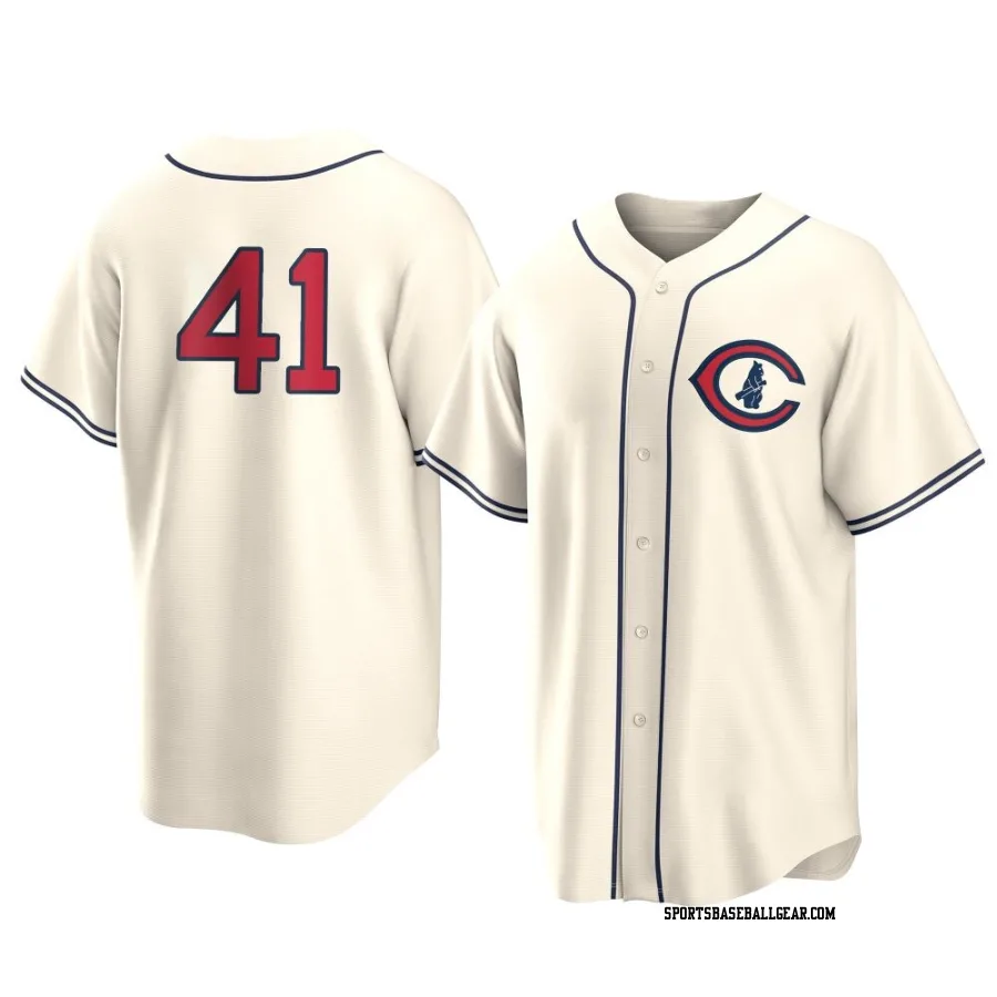 Michael Soroka Youth Chicago Cubs Cream Replica 2022 Field Of Dreams Jersey