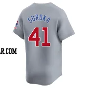 Michael Soroka Youth Chicago Cubs Gray Limited Road Jersey