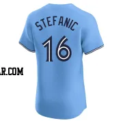 Michael Stefanic Men's Toronto Blue Jays Blue Elite Powder Alternate Jersey