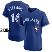 Michael Stefanic Men's Toronto Blue Jays Royal Elite Alternate Jersey