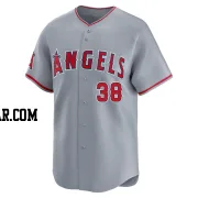 Michael Stefanic Youth Los Angeles Angels Gray Limited Away Jersey