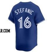Michael Stefanic Youth Toronto Blue Jays Royal Limited Alternate Jersey