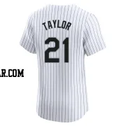 Michael Taylor Men's Chicago White Sox White Elite Home Jersey
