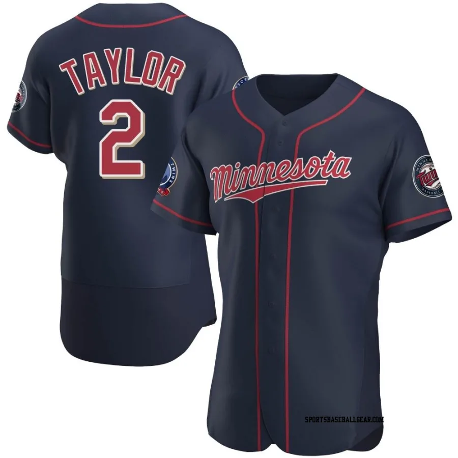 Michael Taylor Men's Minnesota Twins Navy Authentic Alternate 60th Season Jersey