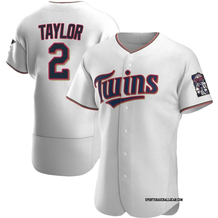 Michael Taylor Men's Minnesota Twins White Authentic Home Jersey