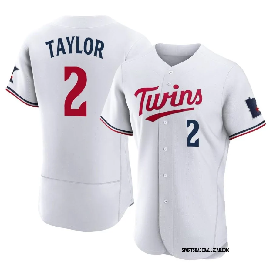 Michael Taylor Men's Minnesota Twins White Authentic Home Jersey