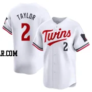 Michael Taylor Men's Minnesota Twins White Limited Home Jersey