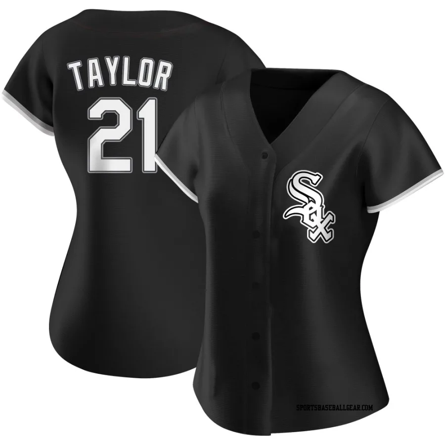Michael Taylor Women's Chicago White Sox Black Replica Alternate Jersey
