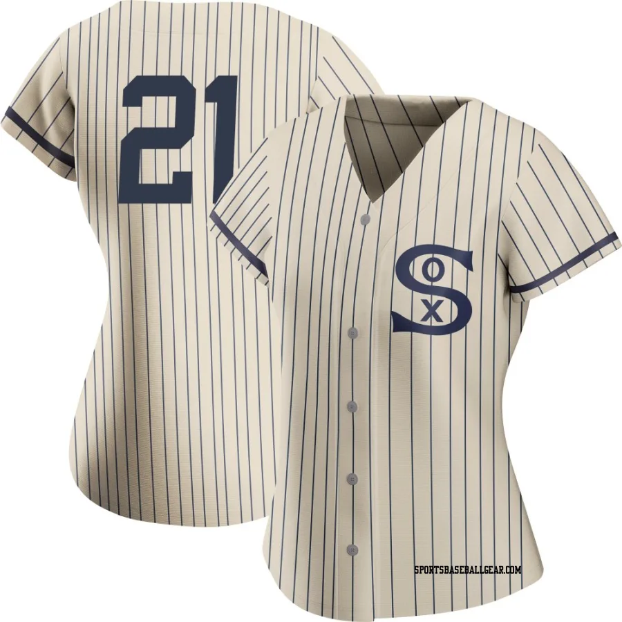 Michael Taylor Women's Chicago White Sox Cream Authentic 2021 Field of Dreams Jersey